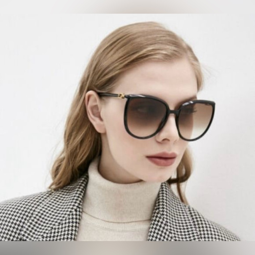 Fendi Cat Eye Black FF 0432/G/S Sunglasses - Picture 9 of 10
